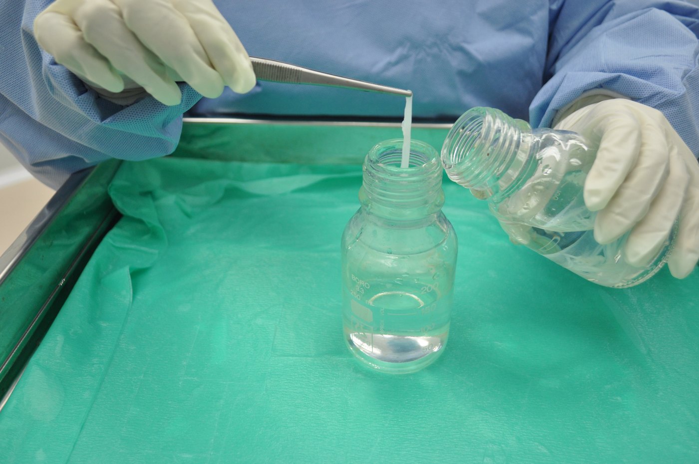 Processing amnion in the clean room